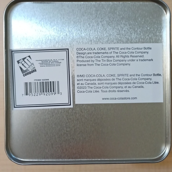 Coca Cola Sprite Kitchen Tin Storage Canister Cookie Jar Tea - Picture 11 of 12